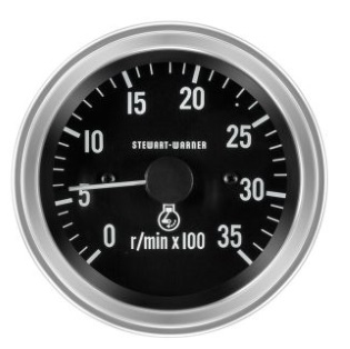 Deluxe Diesel Electric Tachometer - Alternator Driven Tachometer