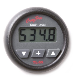 TL55 Digital Tank Level Gauge with Alarm - Round