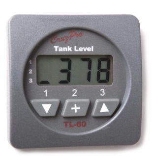 TL60 Digital Level Gauge/Alarm for 3 Tanks - Square