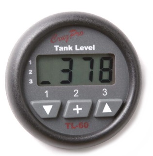 TL60 Digital Level Gauge/Alarm for 3 Tanks - Round