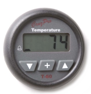 T60 Digital Water Temperature Gauge - Round Face