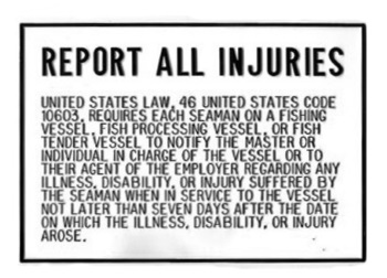 Report All Injuries Plaque