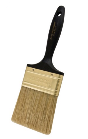 "Yachtsman" White China Bristle Brush - 4"