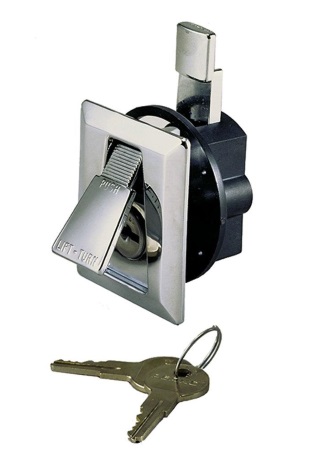 Perko Flush Locking Latch Set w/ Keys 