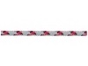 XLS3 - Double Braid Polyester - 5/16" - White w/Red Tracer
