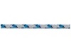 XLS3 - Double Braid Polyester - 1/2" - White w/Blue Tracer