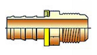 Male SAE 45° - Rigid - 1/4" SAE - 1/4" Hose ID