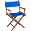 Deck Chair - Folding Teak & Canvas - Blue