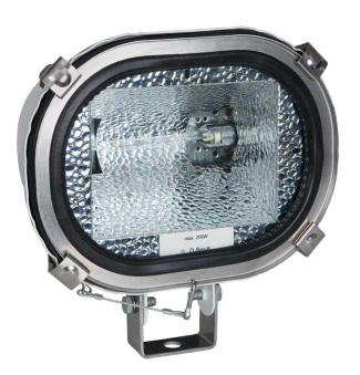 Aqua Signal Commercial Halogen Floodlight - Stainless Steel - AC/DC 200W