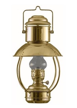 Den Haan Trawler Oil Lamp - Solid Brass