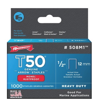 Staple Packs - Arrow T-50 Monel - 1/2"