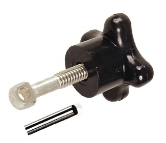 Portlight Complete Knob Assembly - Black