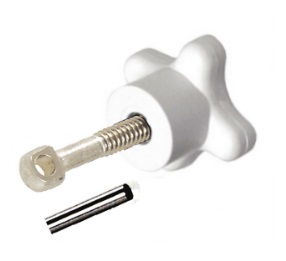 Portlight Complete Knob Assembly - White