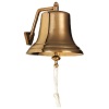 Ship's Bell w/Bracket - Polished Brass -  8"