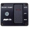 Rule Bilge Pump Switch - 3-Way Lighted Rocker Panel