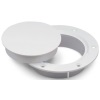 Snap-In Deck Plate - PVC - Vent Dia. 3"
