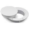 Snap-In Deck Plate - PVC - Vent Dia. 4"