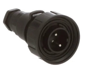 Buccaneer Waterproof Flex Power Cable Connector - Pin Contact - 2 Pole