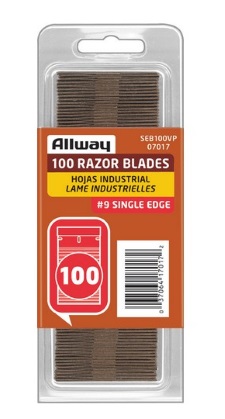 Razor Blades - Single Edge - Pack of 100