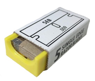 Razor Blades - Single Edge - 5/pack