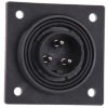 Power Connector - Panel Mount - Pin Contact - 3 Pole