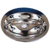 Scandvik Oval Sink Basin - Stainless Steel