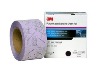 3M "Hookit" Purple Clean Sanding Sheet Rolls