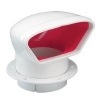 Nicro Cowl Vents - Snap-In Low Profile - White PVC