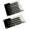 Sea-Dog Louvered Vents - Stainless Steel