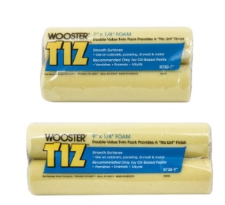 Wooster "Tiz" Roller Covers - Foam - 1/8" Nap