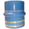 Exhaust Bellows - Hump Hose - Blue Silicone - Trident Marine