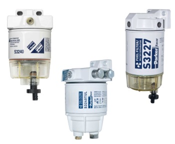 Racor Fuel Filter/Water Separators - Marine Gasoline Spin-On Series
