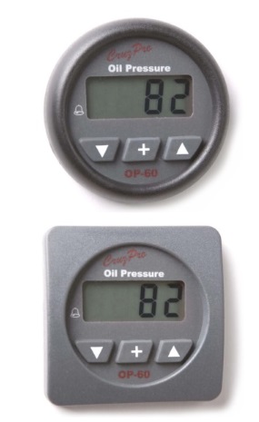 CruzPro OP60 Digital Oil Pressure Gauges
