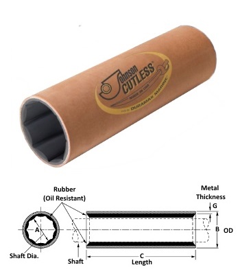 Non-Metallic Bearing - Shaft Dia. 1" - Length 1-1/4"