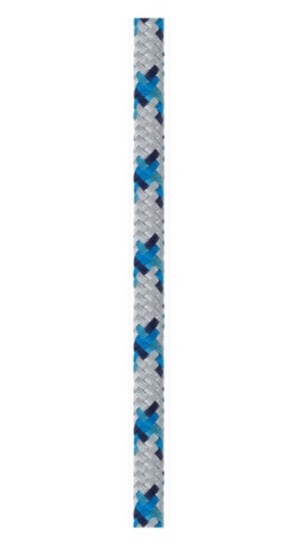 Samson XLS3 - Double Braid Polyester - White w/Blue Tracer - 5/16"