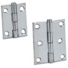 Perko Removable Pin Butt Hinges - Chrome Brass
