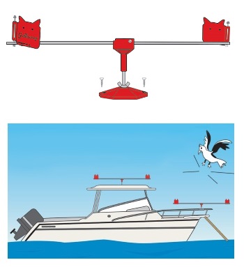 "Gullsweep" Bird Deterrent