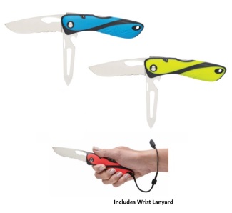 Wichard "Offshore" Folding Knives with Shackle Key