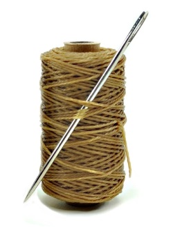 Sail Twine & Needle - Waxed Polyester - Brown - No. 3