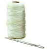Sail Twine & Needle - Waxed Polyester - White - No. 3