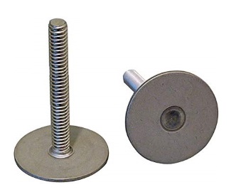 Weld Mount Stainless Stud - 1/4-20 x 1-1/2"