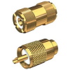 Coaxial Cable UHF Connectors - Gold Plated Brass