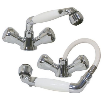 Scandvik Shower Mixer with Pull-Out Sprayer