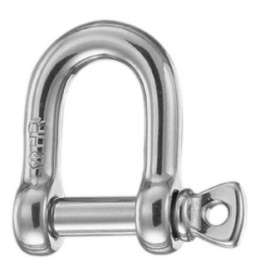 Wichard HR "D" Shackles - High Resistance - Stainless Steel