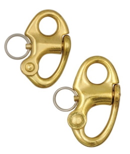 Ronstan Snap Shackles - Fixed Bail - Forged Bronze