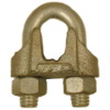Wire Rope Clip - Drop Forged Steel - Wire Size 3/8"