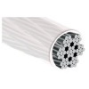 Wire Rope - 7 x 7 White Vinyl Coated Stainless Steel