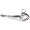 Snap Gate Pelican Hook - "Over Center" - Stainless Steel - Wire Size 3/16"
