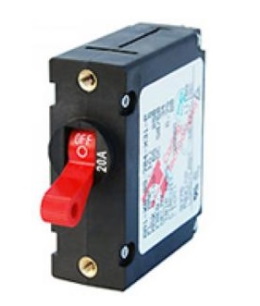 Carling A-Series Circuit Breakers - Red Toggle