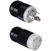 Marinco Locking Connectors - DC 3-Wire System - 30A 125V